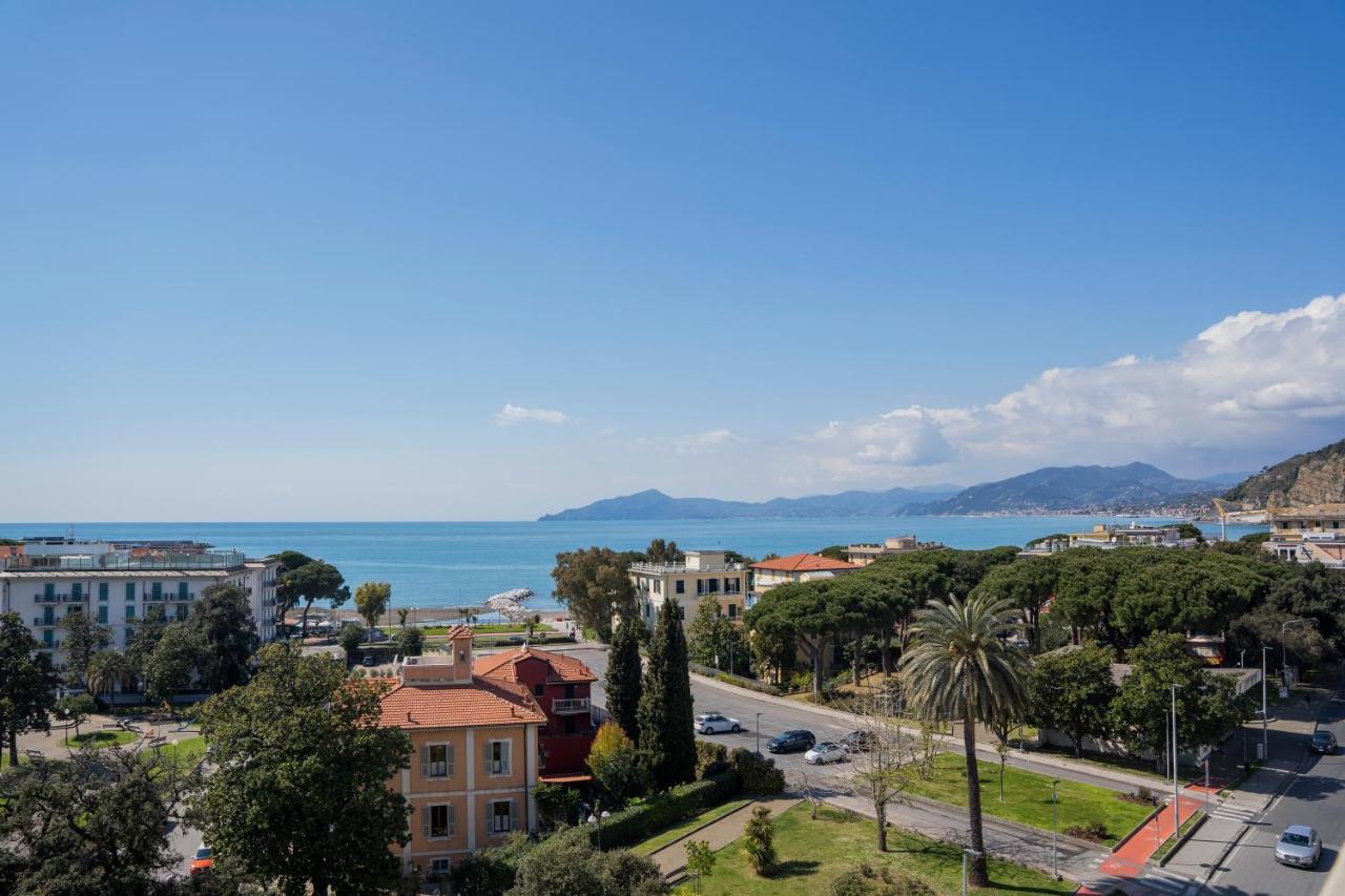 025 - Casa Panoramica In Centro, 90Metri Spiaggia Vista Mare Con Terrazzo Vista Portofino Apartment Sestri Levante Exterior foto