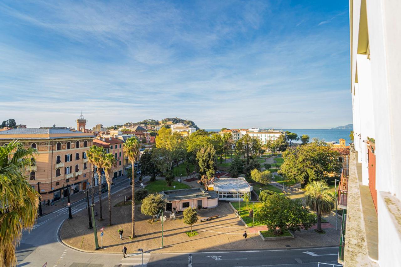 025 - Casa Panoramica In Centro, 90Metri Spiaggia Vista Mare Con Terrazzo Vista Portofino Sestri Levante Exterior foto