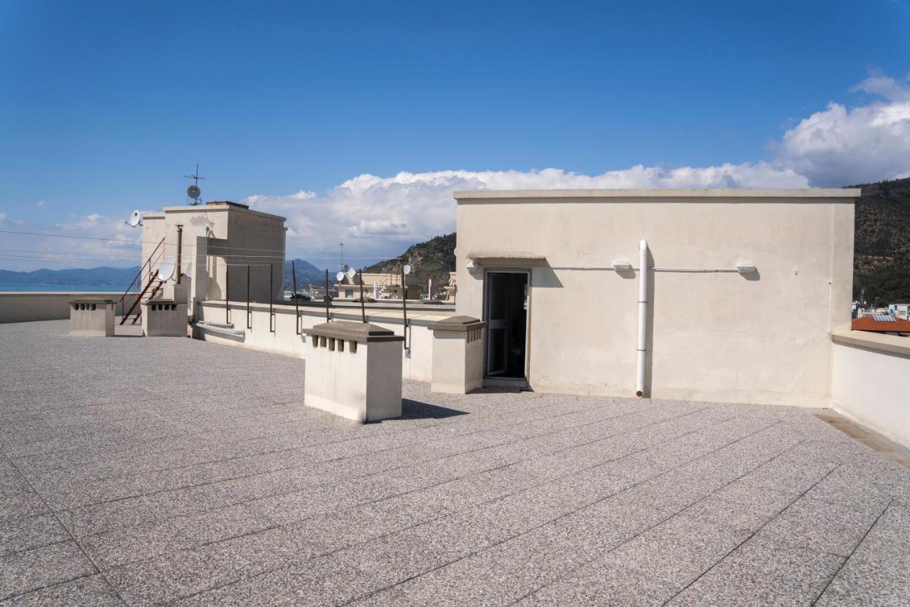 025 - Casa Panoramica In Centro, 90Metri Spiaggia Vista Mare Con Terrazzo Vista Portofino Sestri Levante Exterior foto