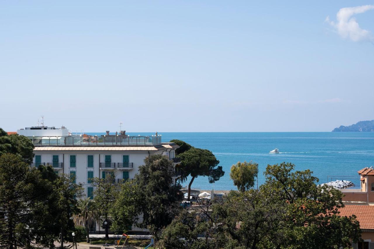 025 - Casa Panoramica In Centro, 90Metri Spiaggia Vista Mare Con Terrazzo Vista Portofino Sestri Levante Exterior foto