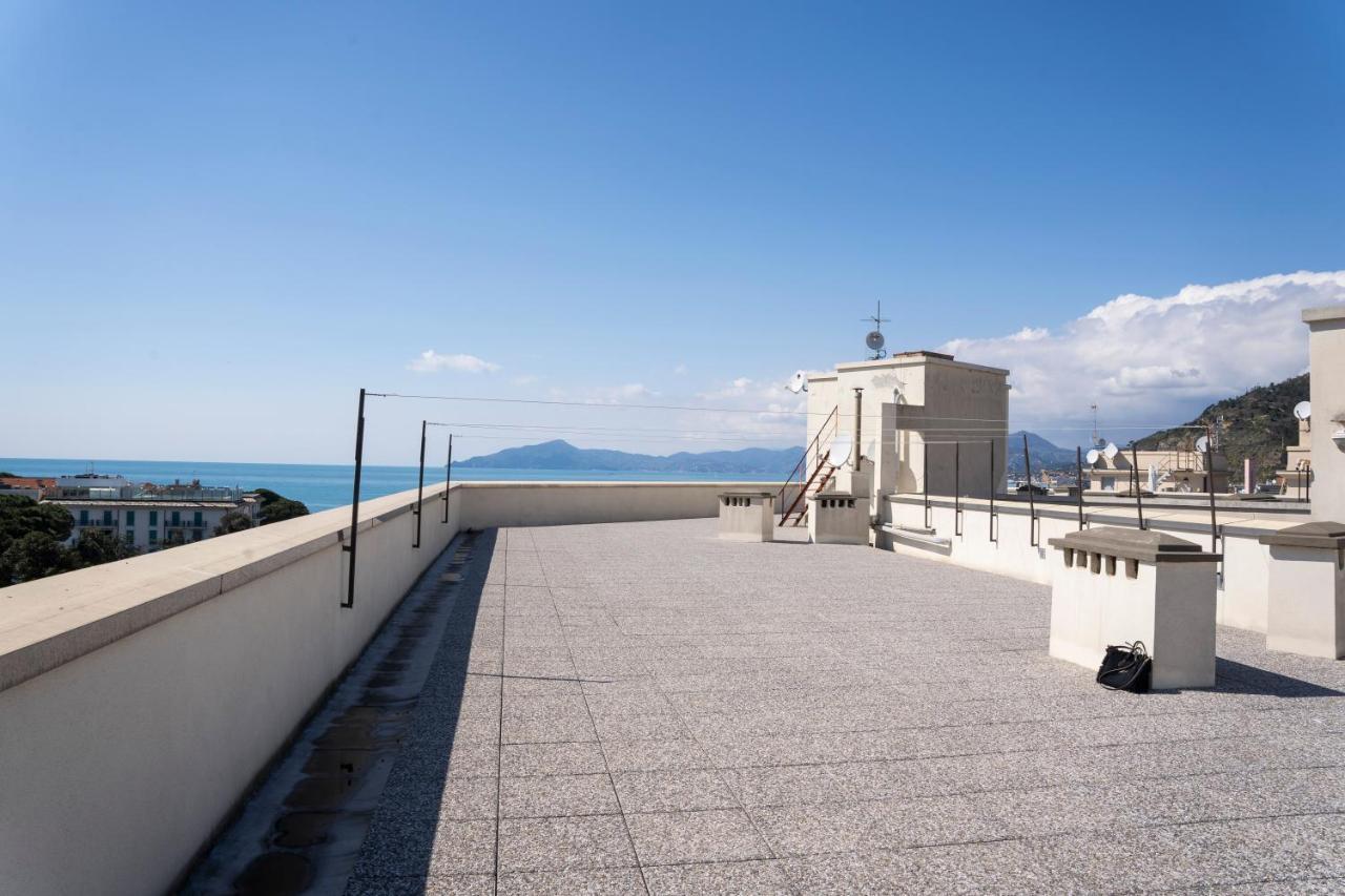 025 - Casa Panoramica In Centro, 90Metri Spiaggia Vista Mare Con Terrazzo Vista Portofino Apartment Sestri Levante Exterior foto